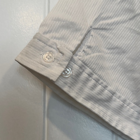 New York & Company White Casual Button Down Shirt - Picture 5 of 5